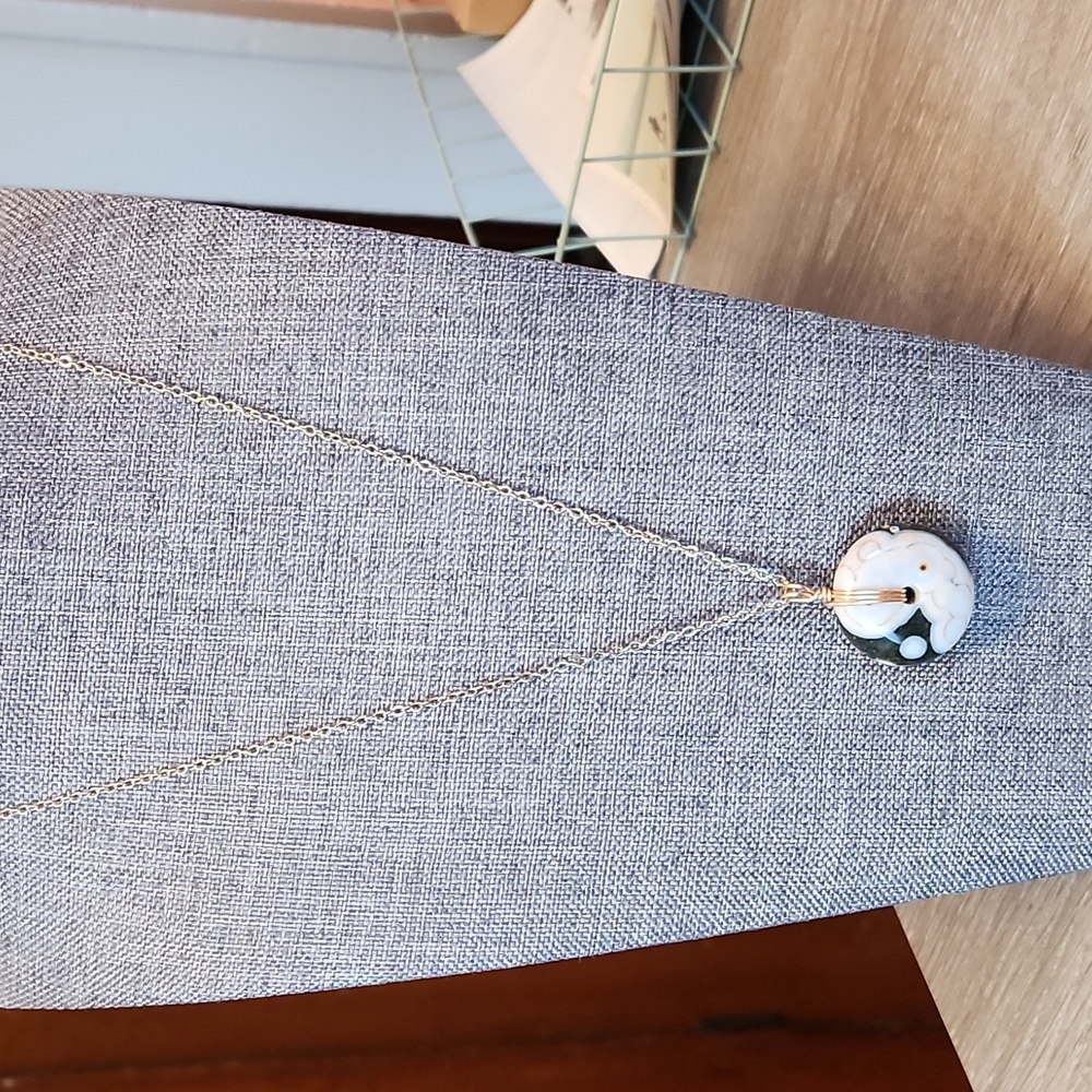 18in ocean jasper donut necklaces